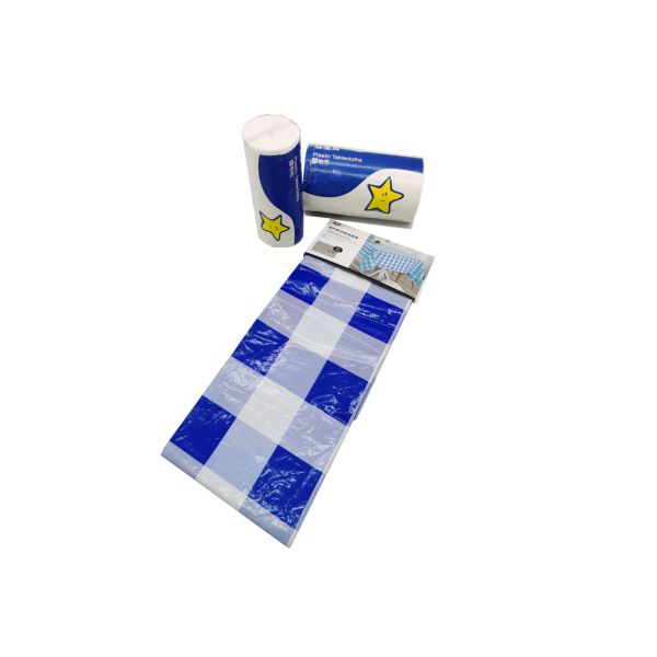 Glory Disposable Poly Table Cloth , White Poly Cotton Tablecloths