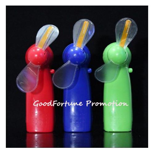 Customed Cheap promotional Eco ABS message led flash desk hand mini fan printed logo gift