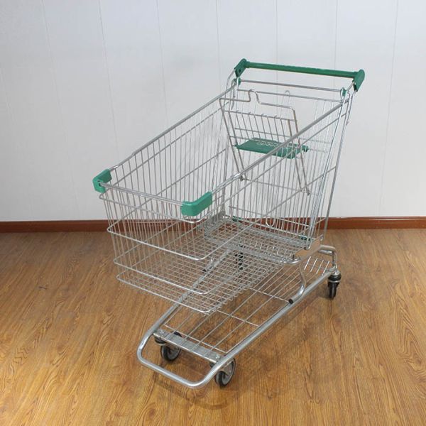 210L прочная прокатная тележка горячая продажа металлическая торговая тележка