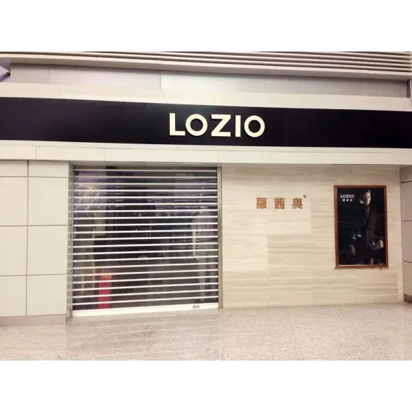 Automatic Commercial Shop Front Window Metal Roller Shutter Door