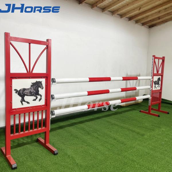 Produtos de obstáculos para equídeos Saltos de cavalo Equipamento de alumínio para equitação