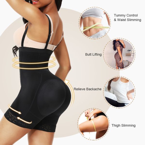 Регулируемая форма одежды под бюст трусики женские телоформер похудение задницы брюшной контроль 5XL
