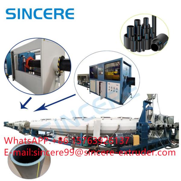 High Speed Plastic PP PE Pipe Extrusion Line 16-63 20-110 110-315 315-630 500-1200mm
