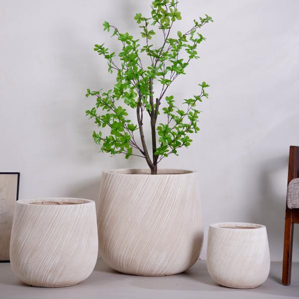 Modern Eco-Friendly Glazed Small Flower Pot Indoor / Outdoor Desktop / Garden Design Home Decor Pack Boxes For Planting