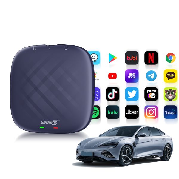 Wired to Wireless Adapter Carplay Tbox S Model Plus Smart Magic Box Car Ai Box 8-Core 4g 64g Wifi GPS Android 13 With Youtube & Netflix