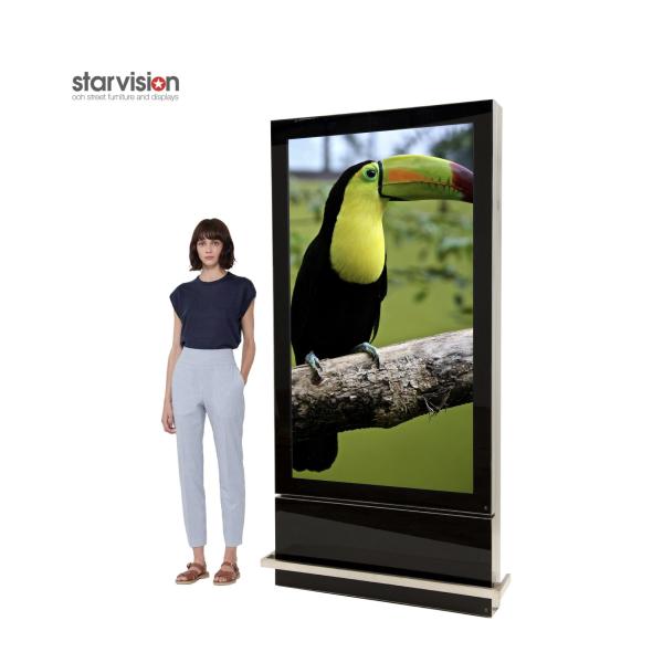 500 Nits 1920X1080 Indoor Digital Signage Floor Standing Single Sided