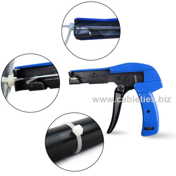 DEMOELE HS-600A Mini Cable Tie Gun Fastener Cutting Tool For Plastic Nylon Cable HOT