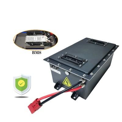 Pacote de bateria de lítio de alta corrente para empilhadeira 24V 48V 60V 72V 80V Lifepo4 com Smart BMS