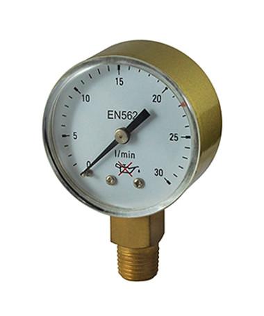 50mm 63mm Welding Regulator Pressure Gauge 2.5 Bar To 400 Bar