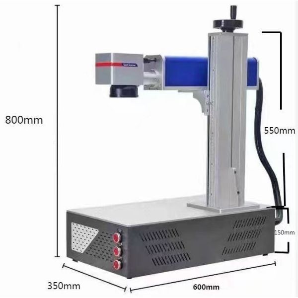 Máquina de marcação a laser de CO2 portátil 20W 30W 50W