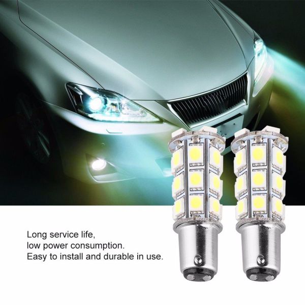 12V White Led Car Headlights Interior Lamp Type 6000K Tail Brake Light