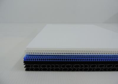 Safe ESD Corrugated Plastic Sheet , Fluted Polypropylene Plastic Cardboard