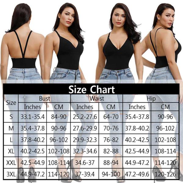Moda sem costura feminina Push Up Waist Trainer com Deep V Bodysuit e Corse
