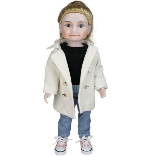 Silicone 18inch  Doll OEM Original Design Different Outfits Style Case Show