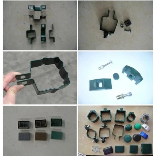 Le PVC a enduit le finissage et le fil incurvé par 3D Mesh Fence de cadre