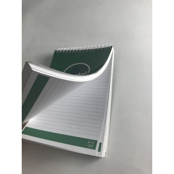 Custom Logo Spiral Bound Book Printing , School Student Recycled Spiral Book Printing