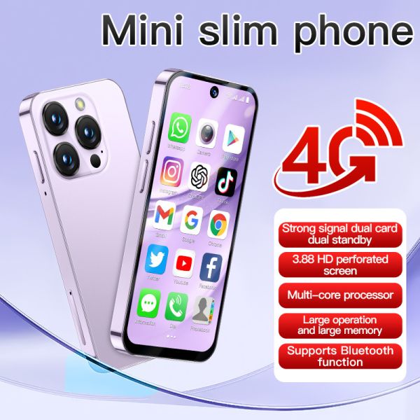 XS19 Pro Mini 4G Smart Phone 384*854 TFT Resolution MT6762 Quad Core Smart Phone