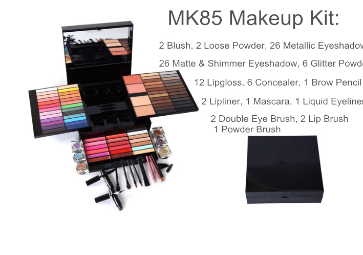 85 цвет все в наборах одной палитры макияжа водостойких с минеральным ингредиентом