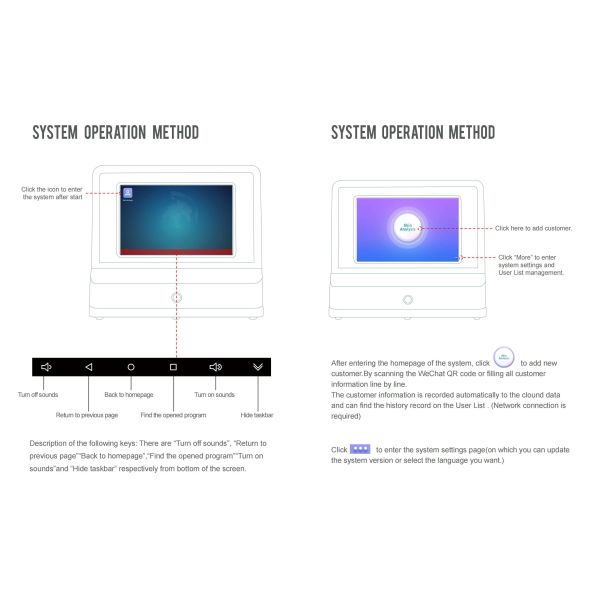 Intelligent 5MP Facial Skin Analysis Machine Facial Scanner Skin Analyzer