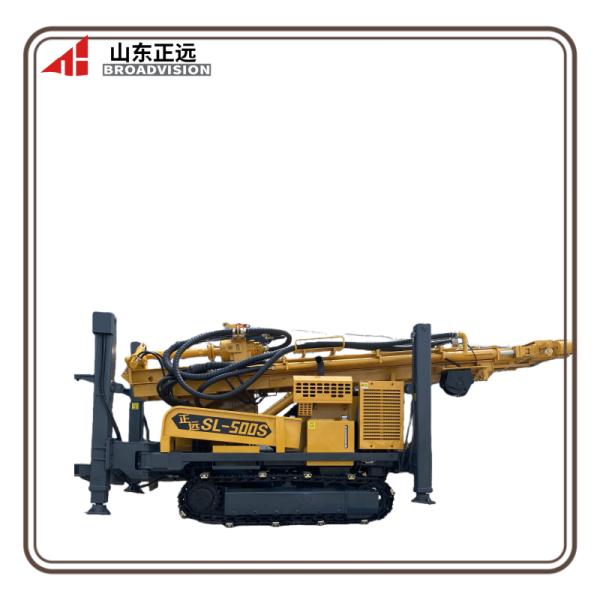 Moving Speed 3Kmh Crawler Water Well Drilling Rig Offering Drill Pipe Diameter 89mm and 102mm Designed for Water Extraction