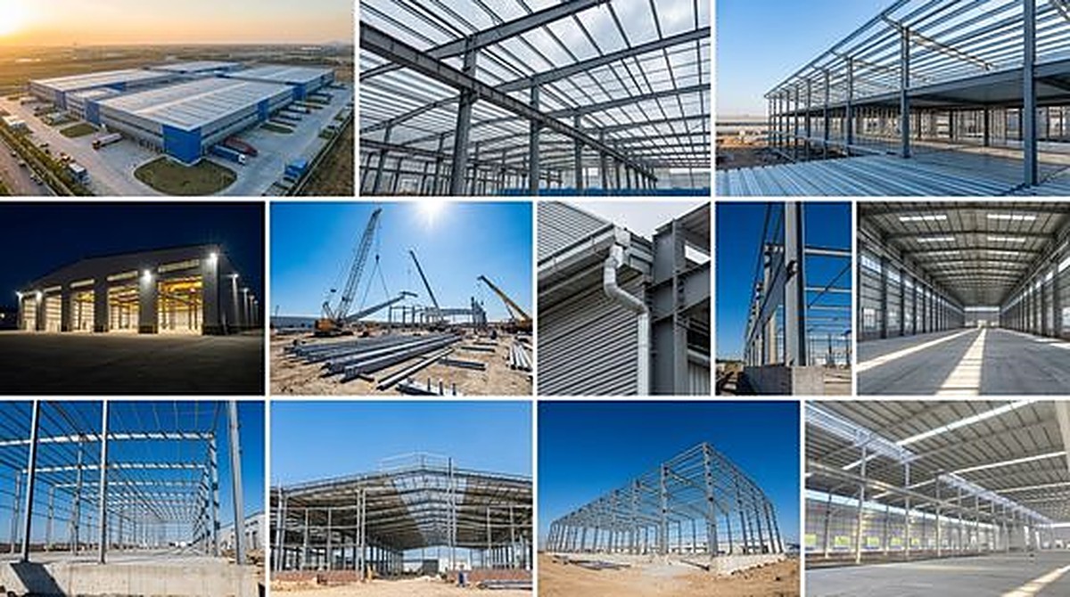 Q355B Steel Structure Warehouse Carbon Structural Steel Warehouse Versatile