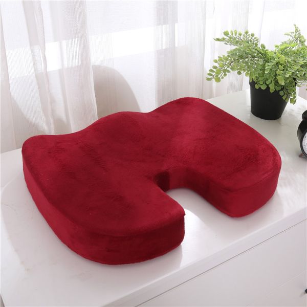 Patchwork Pattern Anti-Decubitus Seat Cushion for Home Fatigue Relief and Hemorrhoids