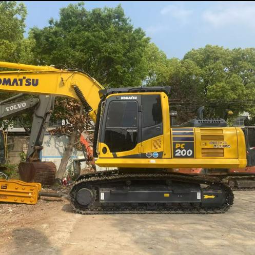 SecondHand Komatsu Pc200 Machinery Hydraulic Crawler 20tons Mini Used Excavators
