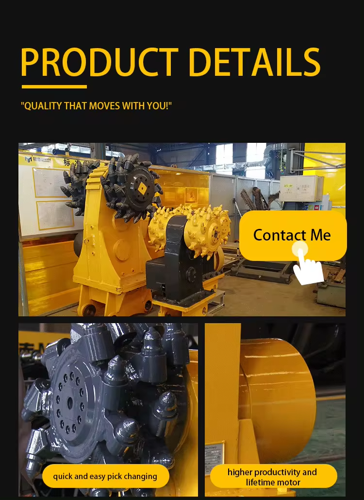 Экскаватор Ротационный резач барабанов Каменный гидравлический резач барабанов