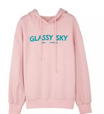 Letter Pattern Casual Pullover Sweater Hoodies With 3D Print Eager Logo