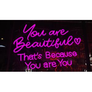 Вы красивое deco освещения стены неоновой вывески привели неоновое освещение