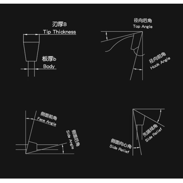 2-5 MM thickness Aluminum TCT carbide teeth CIRCULAR SAW BLADE with Gold TIN Coating