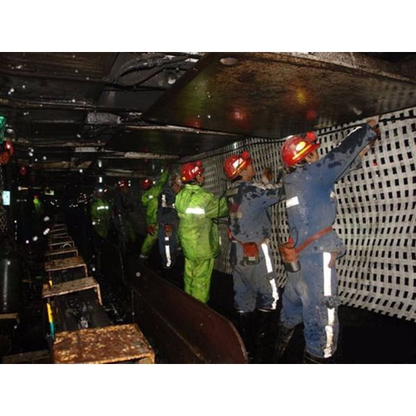 400KN/M High Strength Fire Retardant PET Woven Geogrid For Mining Roof Reinforcement