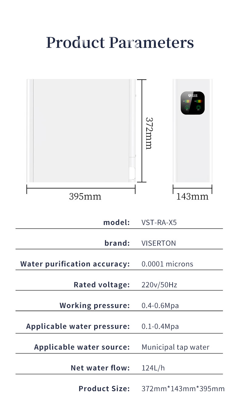 Осмоз 600GPD 800GPD системы RO водяного фильтра Undersink Tankless обратный