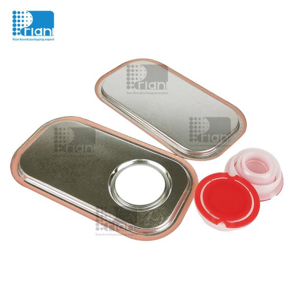 500 ml de boîtes d'étain en métal vide Accessoires personnalisés pour l'huile moteur