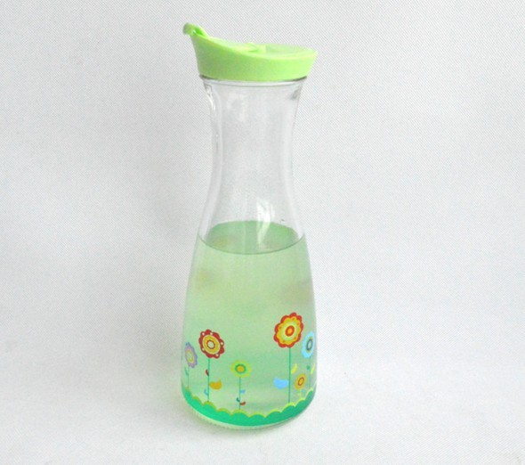 glass juice bottle