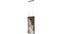 49 55 65 pouces 2500nits Moniteurs de vitrine Écran LCD suspendu commercial