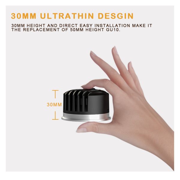 3000K COB LED MR16 Module Ultra Thin Downlight for Commercial Lighting