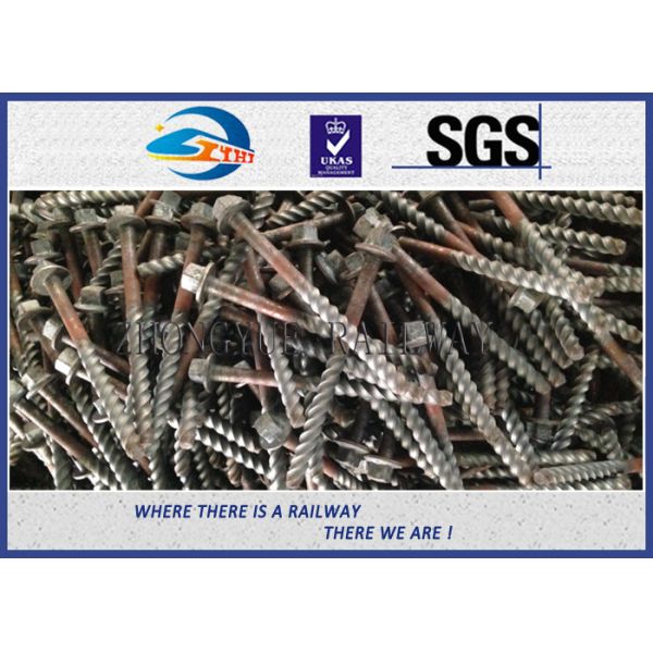 Q235 Galvanized Washer Head Timber Drive Screw For Rail Fastening System