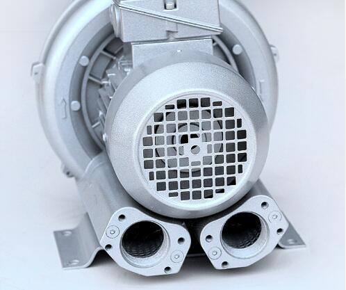 Three Phase Silver Air Ring Blower , Ring Compressor Blower For Dental Suction Machine