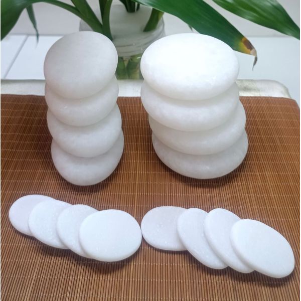 Musical Function 16pcs White Jade Energy Stone Beauty Massage Heater Spa Essential Oil Massage Box For Personal Health Care