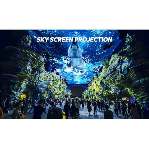 Интерактивный проектор Sky Screen Immersive Projector для торговых центров