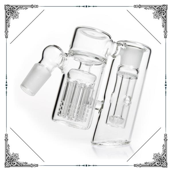 Glass Ash catcher Showerhead Percolators AshCatcher for Bongs 14.4mm 18.8mm