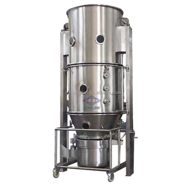industrial msw fluidized gasifier glatt fluid bed dryer drying machine screen