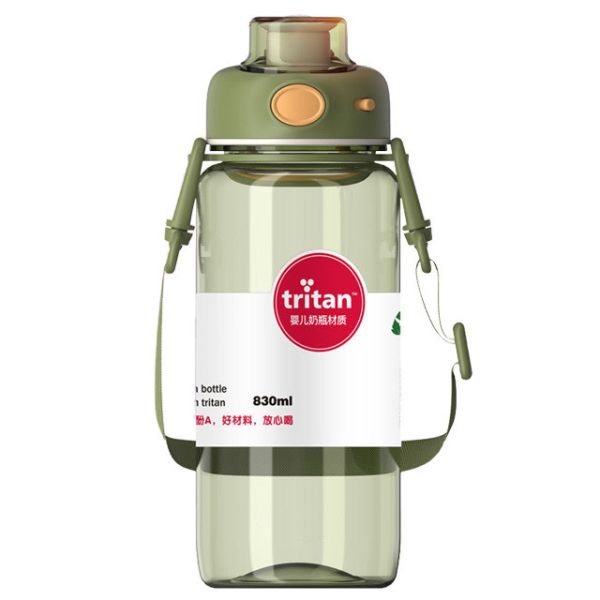 Customised Logo Acceptable Fancy Tritan Plastic Water Bottle for Camping