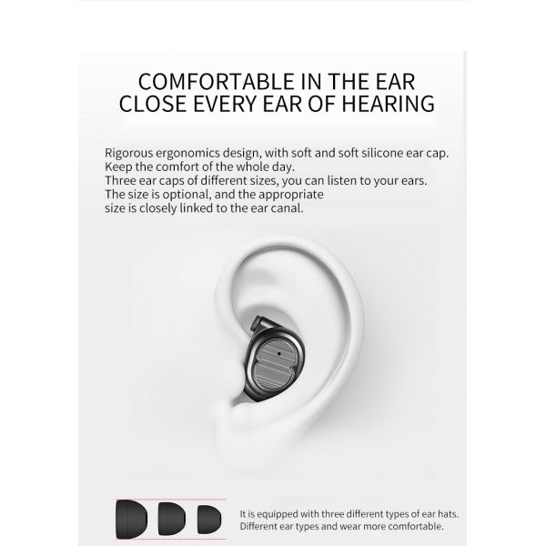 Беспроводной шлемофон Ipx5 Bluetooth спорта Tws наушника T8 делает стерео водостойким 6D свободное от Голов Earbuds Earbuds управлением касания V5.0 истинный басовый