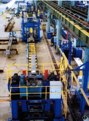 Machine de soudure jumelle tandem automatique de bouclier de gaz de CO2 de colonne de boîte pour la poutre à caissons assemblée