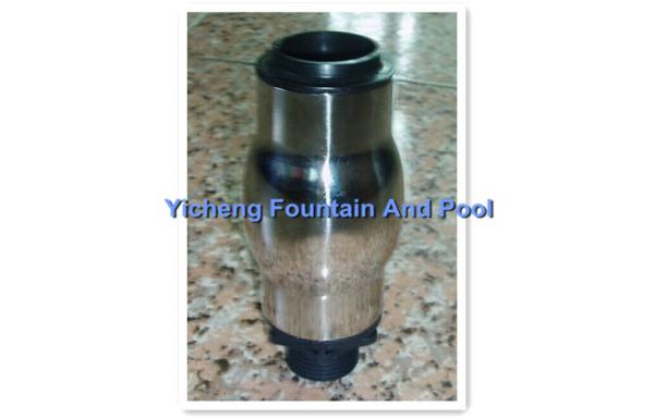 SS304 Water Column Fountain Nozzle , Champagne Foam Water Fountain Nozzle Plastic