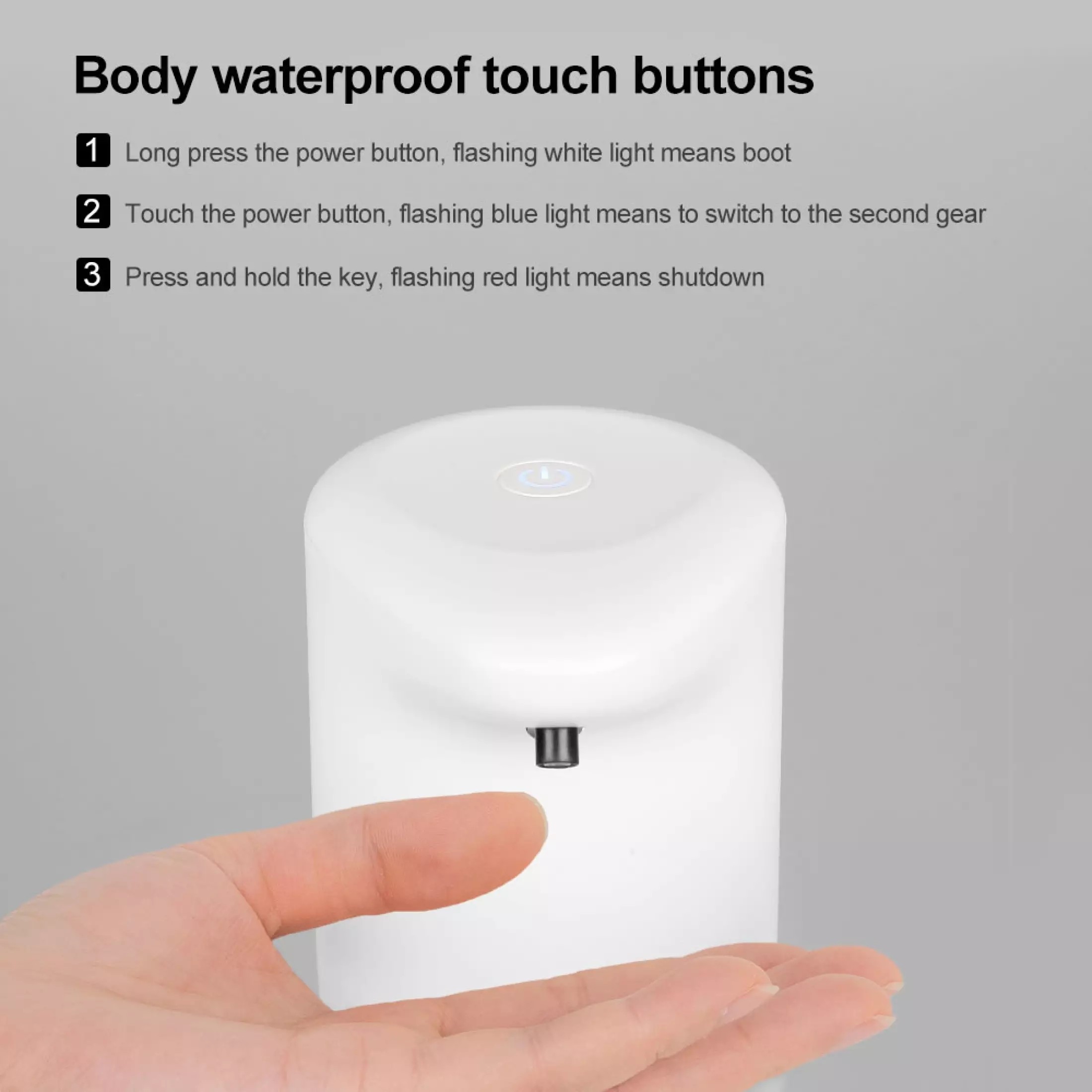 Countertop датчика пластиковой руки CE бутылки брызг тумана 400ML свободный