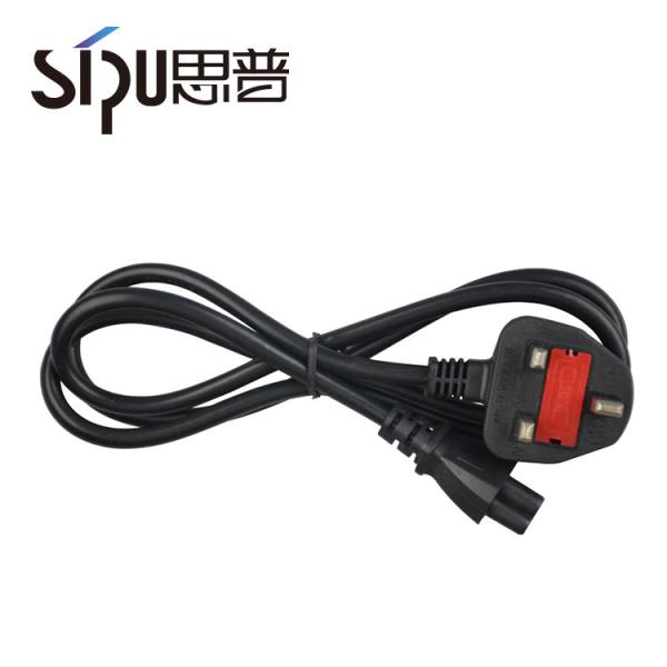 SGS 3 Prong AC Power Cord 220v UK Laptop Power Cord With Fuse