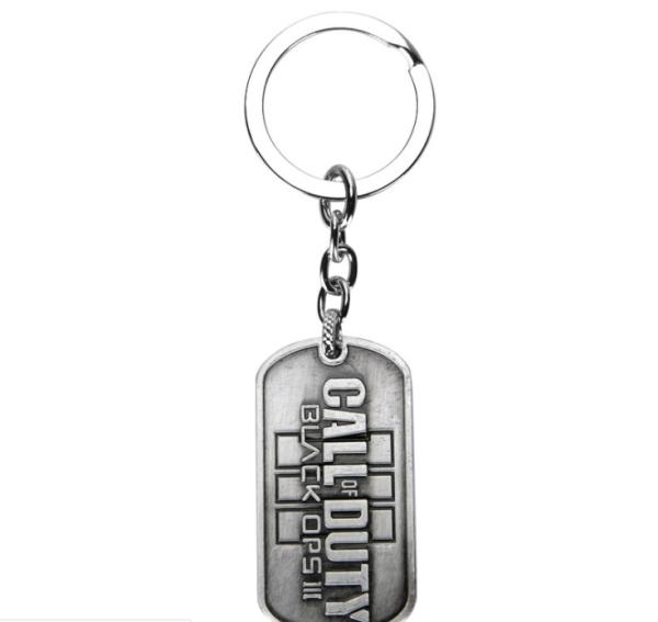 17 YEARS Supplier Souvenir Game Keychain Call Duty Brand Metal Keyrings Popular Net Key Holder